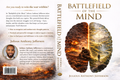 Book cover of 'Battlefield of the Mind' with a split brain illustration and a person in a desert landscape.